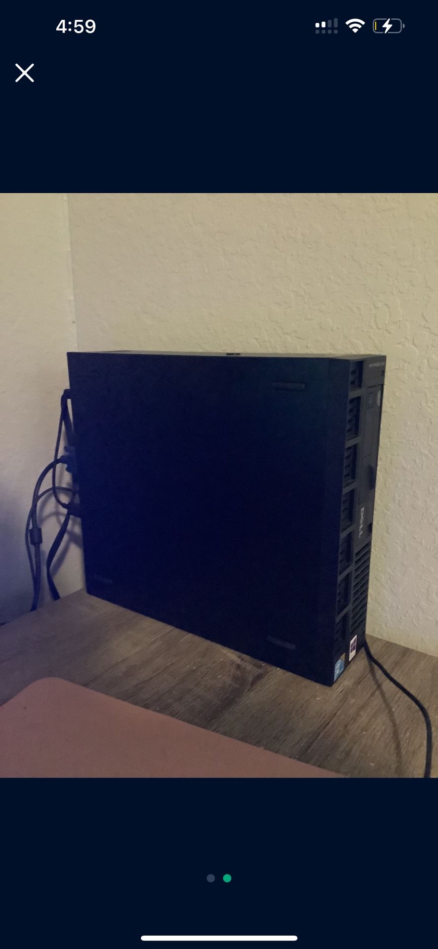 pc With Logitech Mouse And Keyboard And Free WiFi Plug In