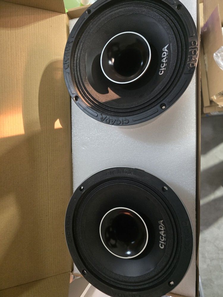 Cicada Audio 8in Horn Speakers $350