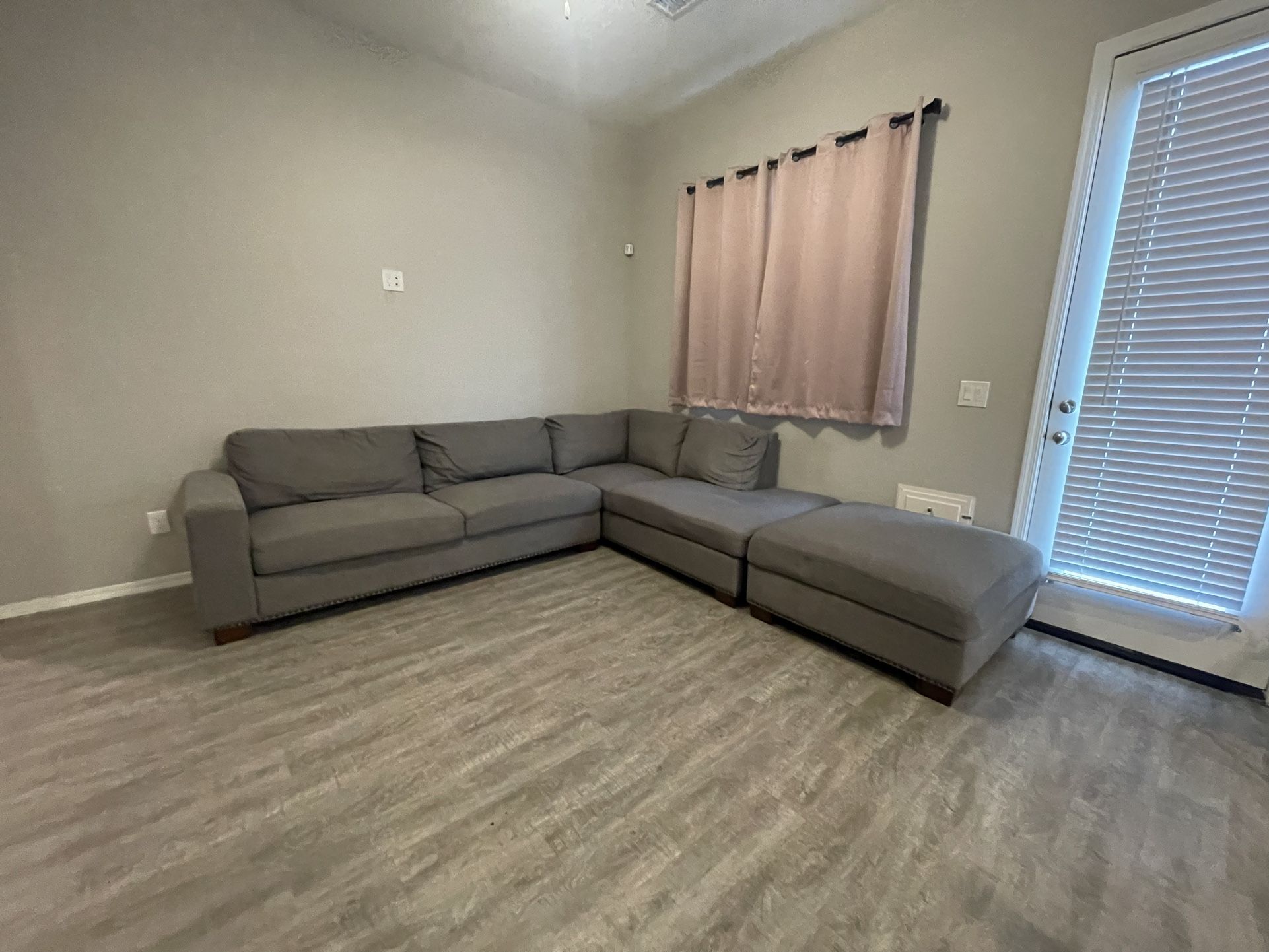 Comfy Couch With Ottoman