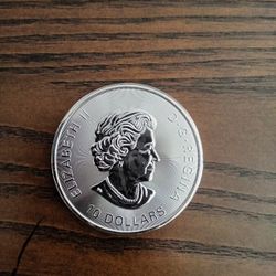 BU 2oz Silver Rounds Maple Leaf Privy Mark