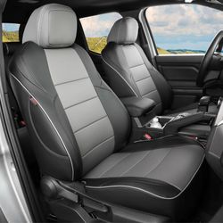 EKR Tacoma Car Seat Covers Custom Fit for Toyota Tacoma (Petrol) 2024 2025 2026 DoubleCab/CrewCab SR/SR5/TRD Sport/TRD Off-Road/Limited -Truck Seat Co