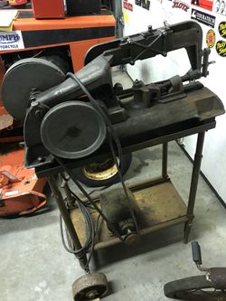 Antique power online hacksaw for sale