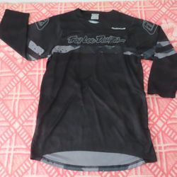 Troy Lee Designs TLD Men's M  Cycling Ruckus Jersey 3/4 Sleeve Black grey Camo
