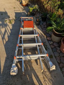 Little Giant Aluminum Multi-Position Ladder with Work Platform