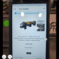20 Volt Grinder Dewalt 