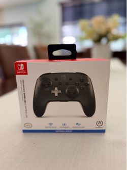 PowerA Jet Black Wireless Controller for Nintendo Switch