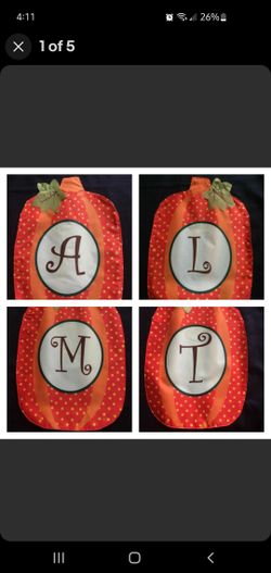 Small Monogrammed Garden Flag