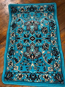 unique loom kashan collection 2'x3' area rug