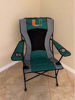University of Miami Large Camping Chair