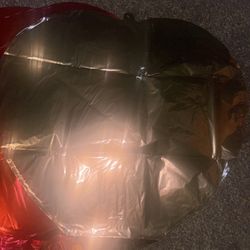 10 Foil Balloons Heart Shaped Pink & Red