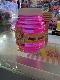 Angel Sweet Pot Slime Jar with Honey Dipper