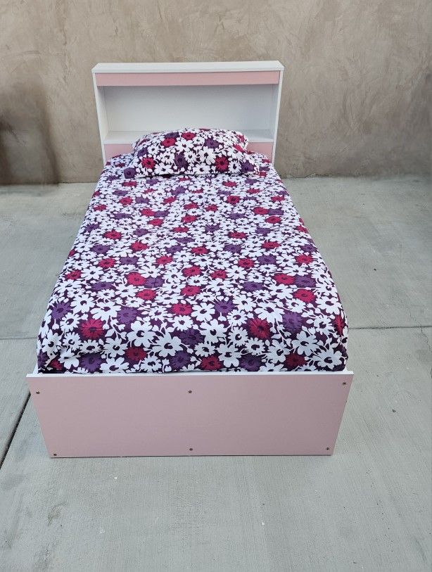 TWIN SIZE BED WITH MATTRESS INCLUDED!!