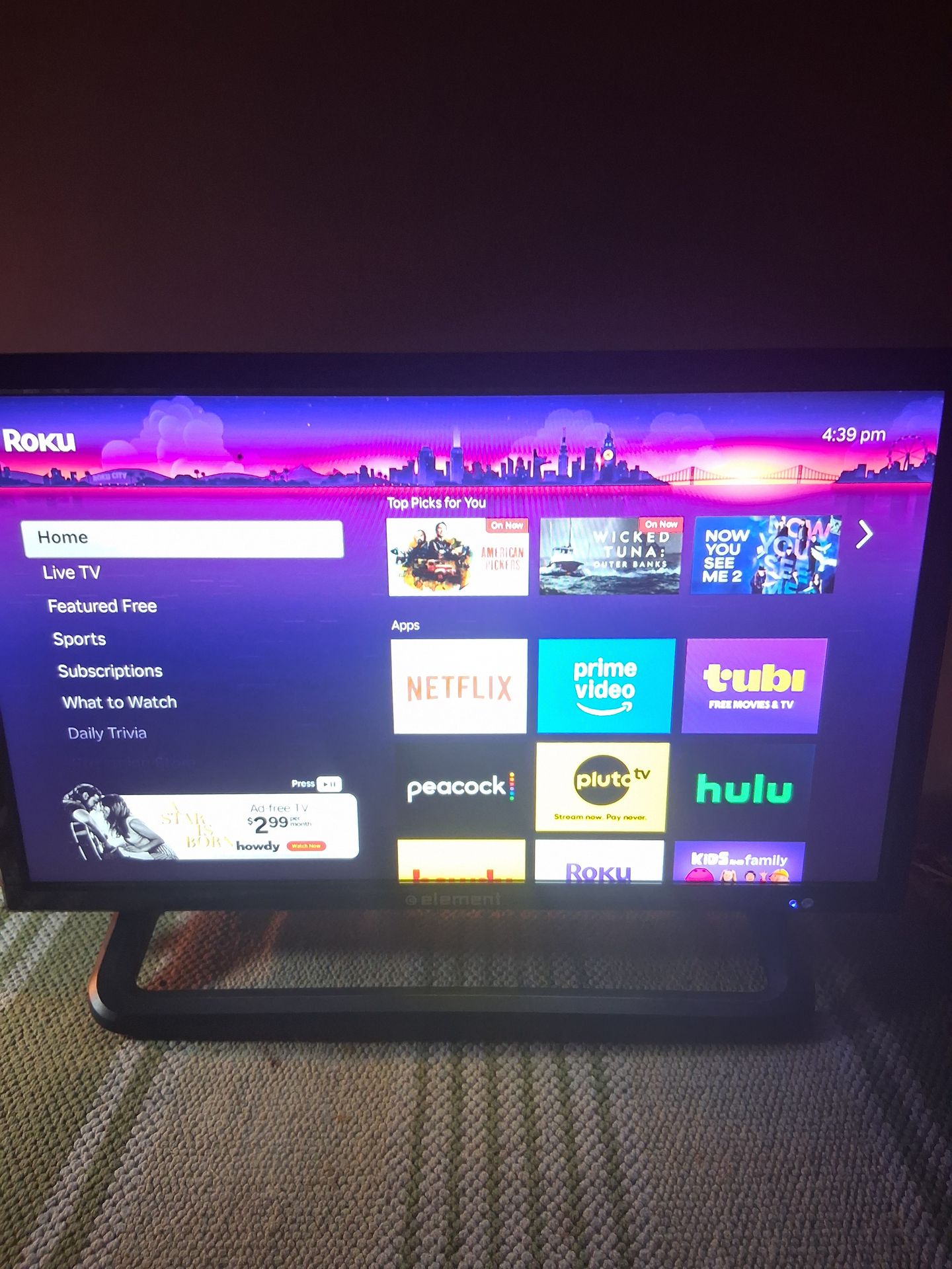 Smart TV Roku 21 inch