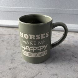 $10 for Cracker Barrel Green Coffee Ceramic Mug