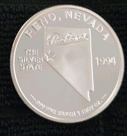 1994 Packard Reno Nevada Annual Meet .999 Fine Silver 1 Troy Oz