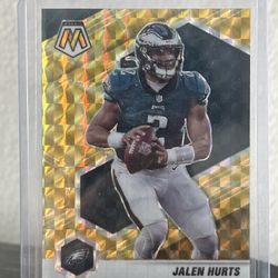 2021 Mosiac Football Yellow Jalen Hurts 