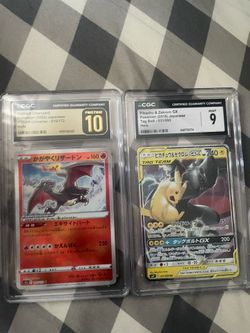 CGC graded Japanese Pokémon cards