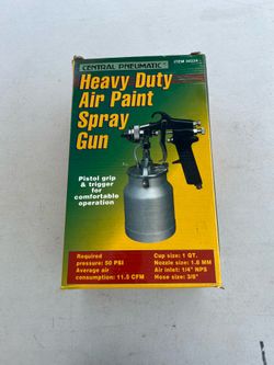 AIR PAINT SPRAY GUN - Heavy Duty - Central Pneumatic