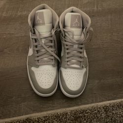 Grey And White Nike Hightop Air forces 