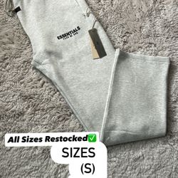 Essentials Light Oat Sweats (S,M,L,XL)