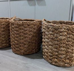 Basket Set Of 3   13'5"x 14"