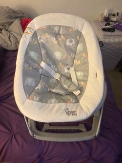 A baby bouncer