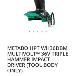 Metabo Impact Driver Triple Hammer
