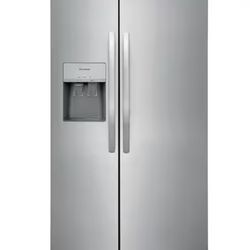 36 in. 26 cu. ft. Standard Depth Side by Side Refrigerator in Stainless Steel