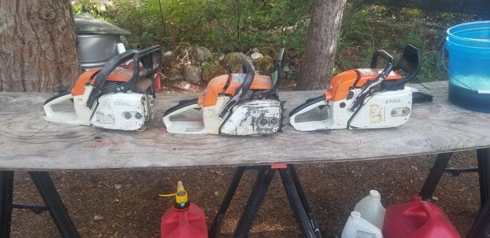 3 stihl 028 wb chainsaws (SEE PICS) $250 For (all)