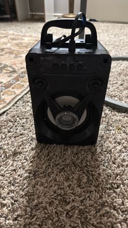 Portable Bluetooth Party Speaker with LED Lights