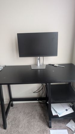 Dell monitor and work table