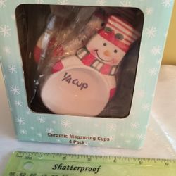 Glittering Goodies Brand Ceramic Measuring Cup - Four Piece Set