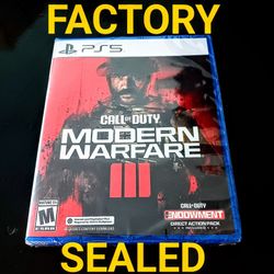FACTORY SEALED MODERN WARFARE 3 PS5