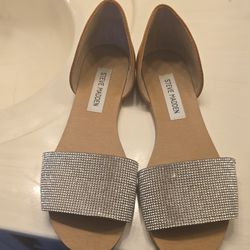 Steve Madden Rhinestone Flat Sandals
