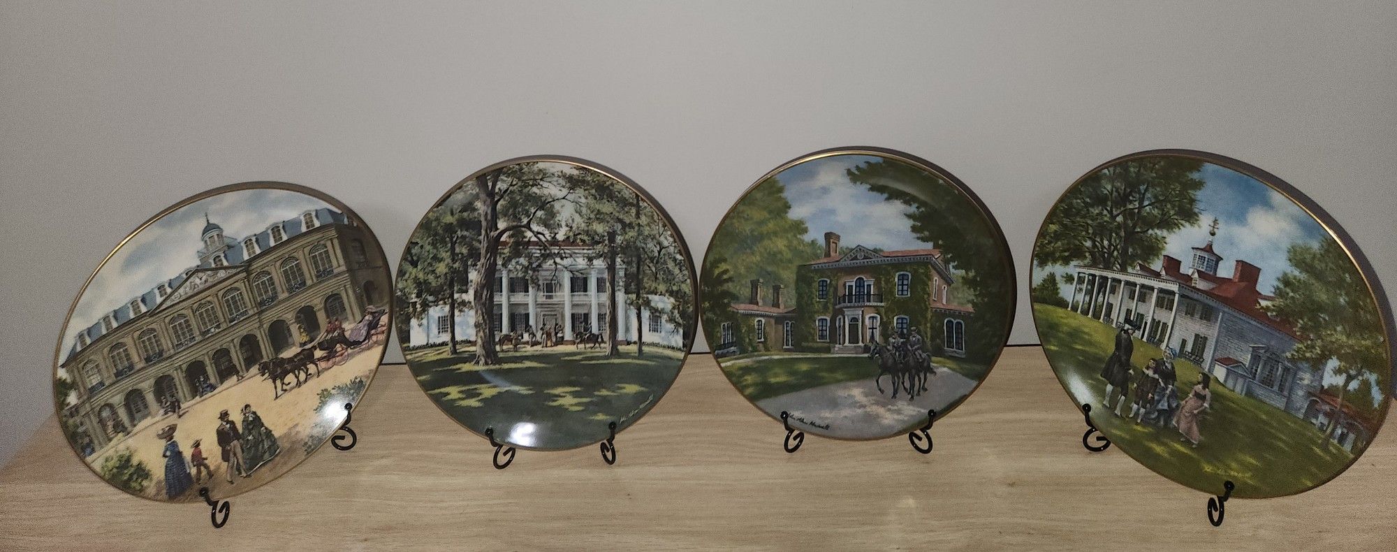 Gorham Fine China Southern Landmark Collector Plates
