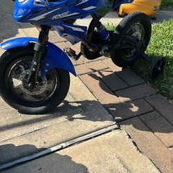 Kids bike and helmet