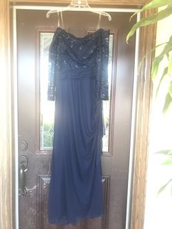 Blue dress