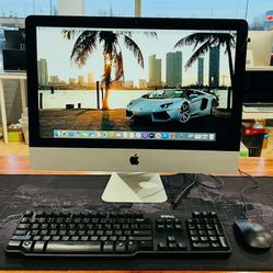 Apple iMac 21” 3.3Ghz i3 4GB 480GB SSD -Chipped Glass Fully Functional
