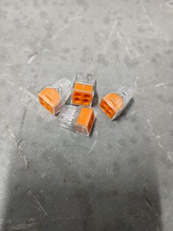 2500 pieces WAGO 773-104 4-Conductor PUSH WIRE® Connectors for Junction Boxes 