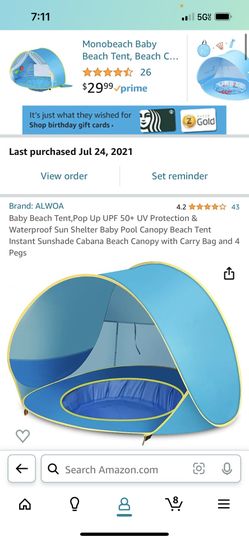 	 Baby Beach Tent,Pop Up UPF 50+ 
