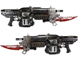 Gears of War 3 Gun Retro Lancer Replica