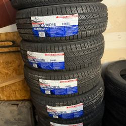 215/70/16 Atlander Tires Installed And Balanced / Instaladas Y Balanceadas
