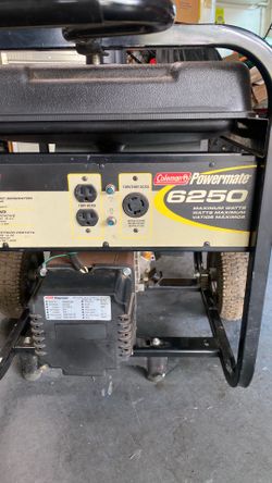 Coleman power mate 6250 gas generator
