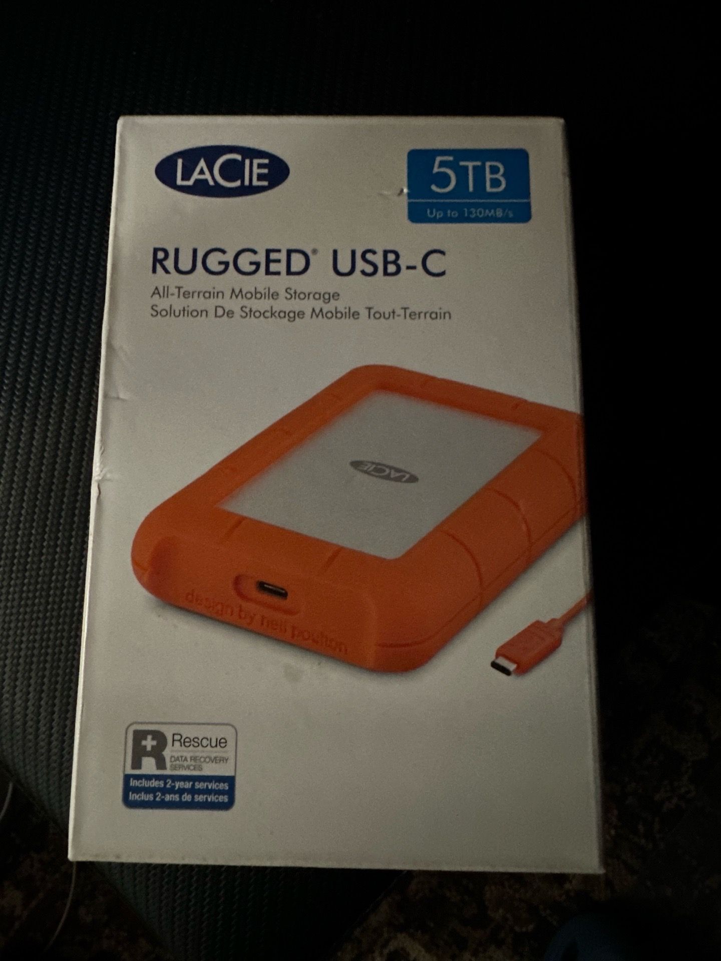 LaCie 5 TB External Hard Drive
