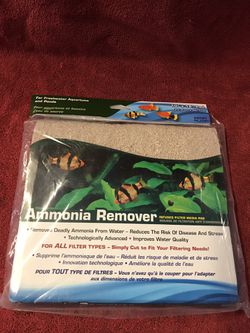 Penn Plax Cut To Fit Ammonia Remover Pad 10 Inches X 18 Inches $5