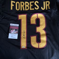 Auto Forbs JR Jersey 
