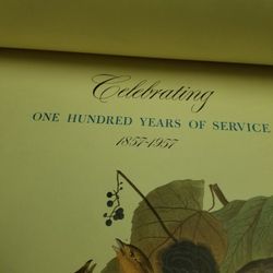 1956 & 1957 Audubon Society "100 Anniversary" Calendar