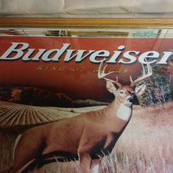 1999 Rare Bud  White Tail Deer Mirror