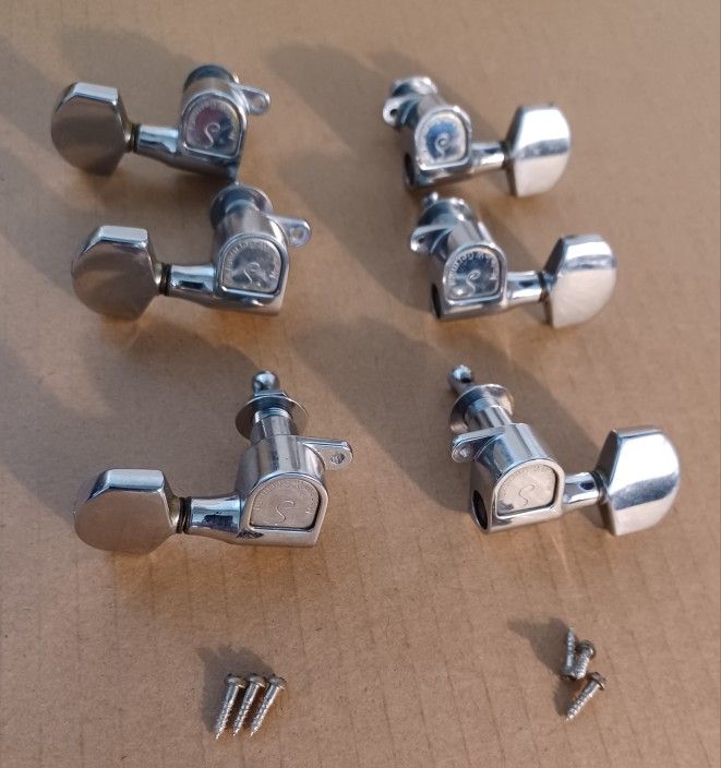 Guitar Parts Machine Heads/Tuners, Control Covers, Bridge
