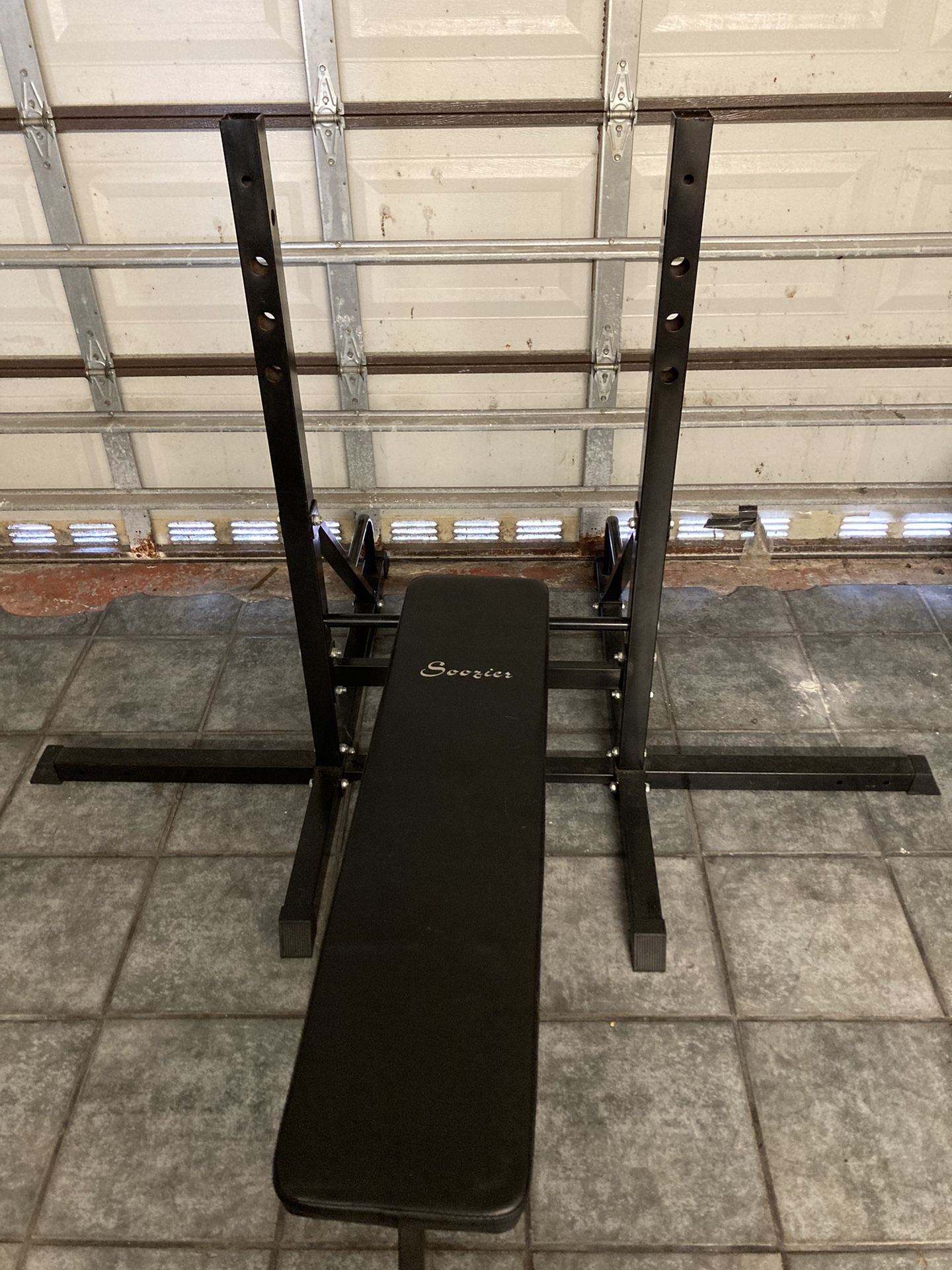 Soozier Weight Bench W Pull Up Station